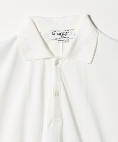 AMERICANA（アメリカーナ） ポロシャツ ポロ 「Americana」カノコ