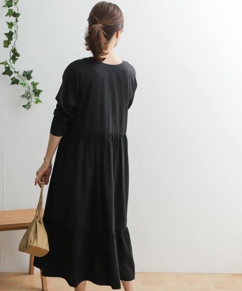 「URBAN RESEARCH DOORS」 長袖ワンピース ONE グレー系その他 レディースの画像