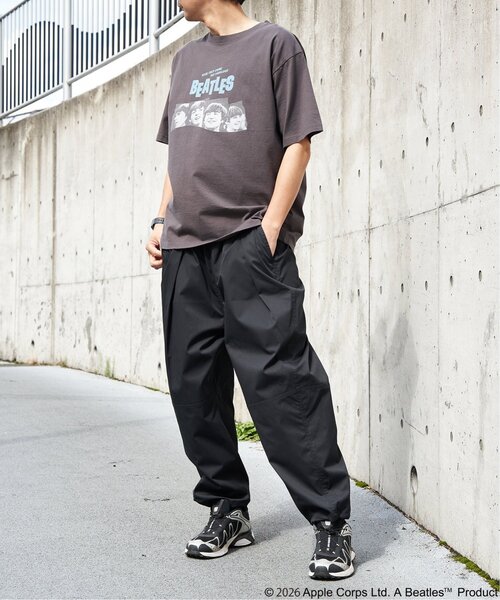90'S THE BEATLES 袖プリント入り Tシャツ ブラック USA製 The Beatles tシャツ ザ ビートルズ ツアープリントTシャツ メンズ