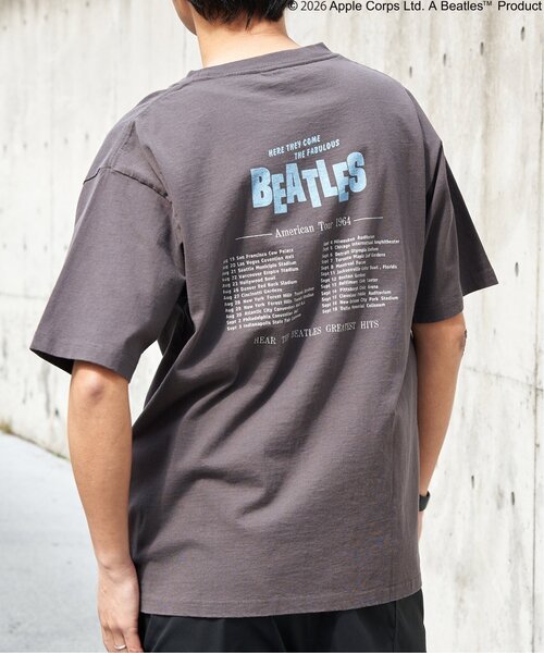 ビートルズ Tシャツ XLサイズ 黒 The Beatles tシャツ ザ ビートルズ ツアープリントTシャツ メンズ
