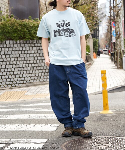 The Beatles tシャツ ザ ビートルズ ツアープリントTシャツ メンズ