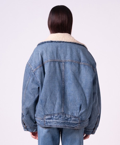 「Levi's」 デニムジャケット X-SMALL ライトインディゴブルー レディースの画像