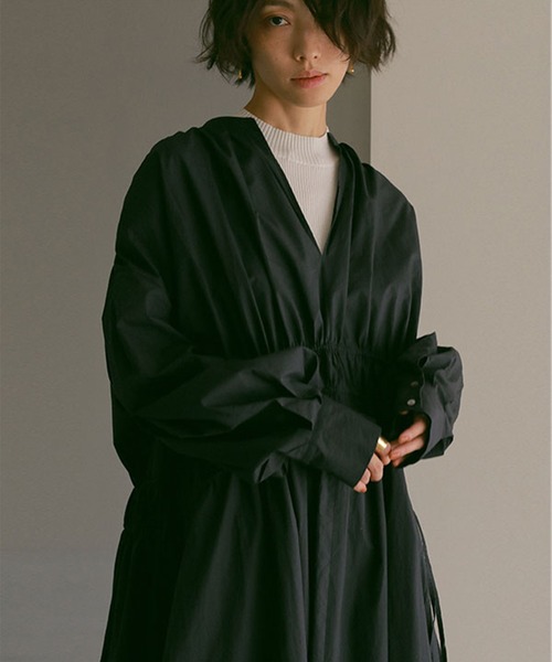「ETRE TOKYO」 長袖ワンピース FREE ネイビー レディース_画像6