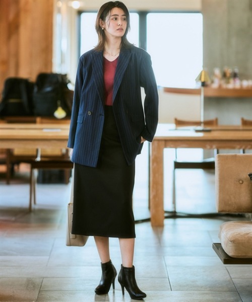 「7days Life Styling」 タイトスカート L グレー レディース_画像6