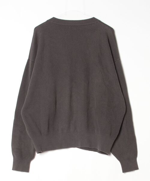 「WYM LIDNM」 ニットカーディガン M グレー メンズ_画像2