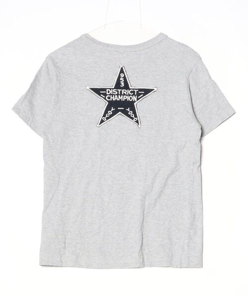 「DENIM DUNGAREE」 半袖Tシャツ L グレー レディース_画像2