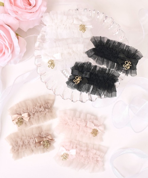 LAFARY（ラファリー） ヘアクリップ チュールフリルヘアクリップ