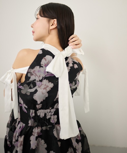 Seemi.by NICE CLAUP ワンピース アメスリ花柄ワンピース : ZOZOTOWN 