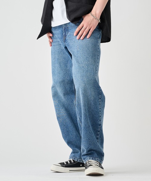 Hanes（ヘインズ） ワイドパンツ ジーンズ 「Hanes」デニムワイド