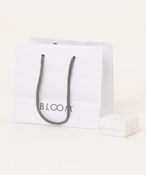 ネックレス K10 イエローゴールド ローズクォーツ ハート ネックレス BLOOM/ブルーム レディースの画像