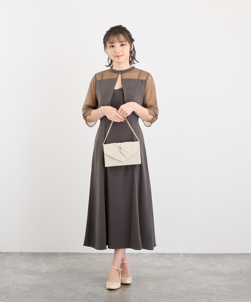 「Dorry Doll」 コンビワンピース L オレンジ レディース_画像6
