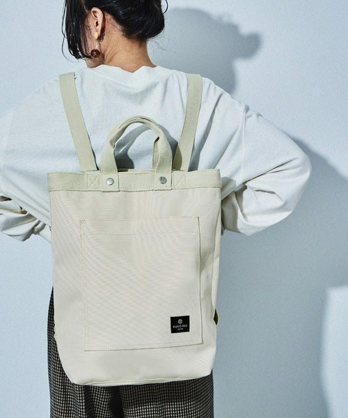 「HUNDRED」 リュック ONE SIZE ベージュ レディース_画像4