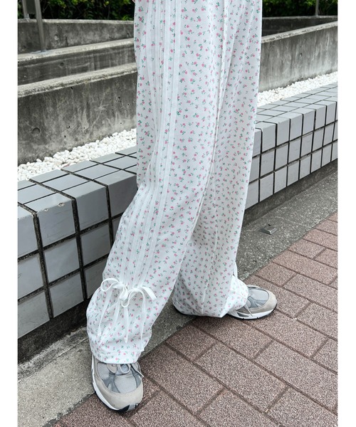「WC」 スウェットパンツ FREE サックスブルー レディース_画像6