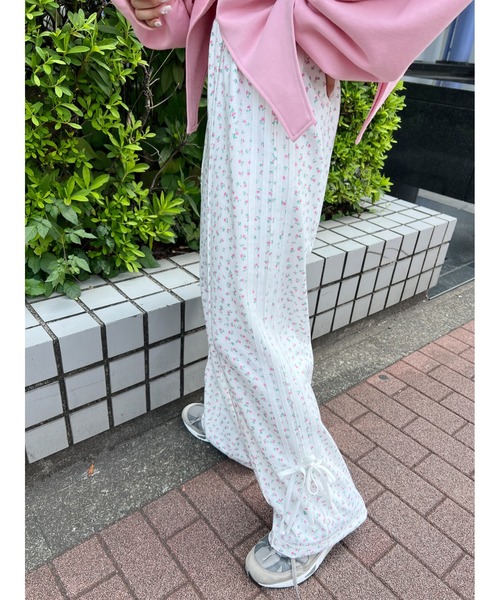 「WC」 スウェットパンツ FREE サックスブルー レディース_画像9