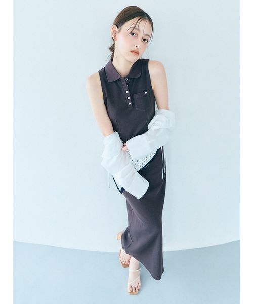 SNIDEL（スナイデル） ワンピース ポロカットセットアップ : ZOZOTOWN