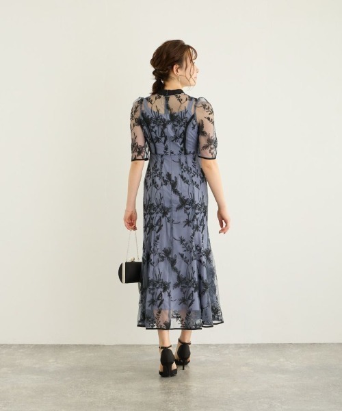 「Dorry Doll」 半袖ワンピース M ブルー レディース_画像7