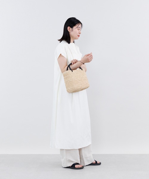 kuros'（クロス） かごバッグ カゴバッグ ラフィア マルシェカゴバッグ