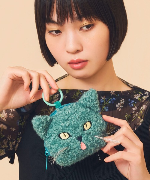 「Casselini」 コインケース FREE グリーン レディース_画像4