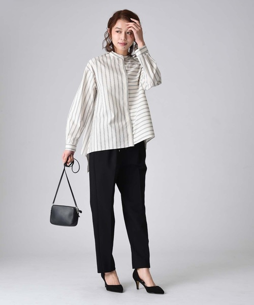 「RAW FUDGE」 長袖ブラウス M ブルー レディース_画像7
