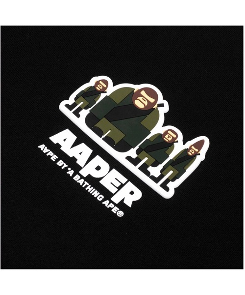 「AAPE BY A BATHING APE」 半袖Tシャツ MEDIUM アイボリー メンズ_画像4