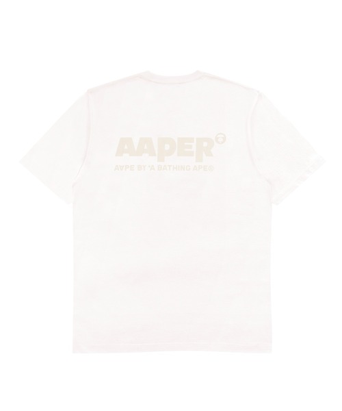 「AAPE BY A BATHING APE」 半袖Tシャツ MEDIUM アイボリー メンズ_画像9