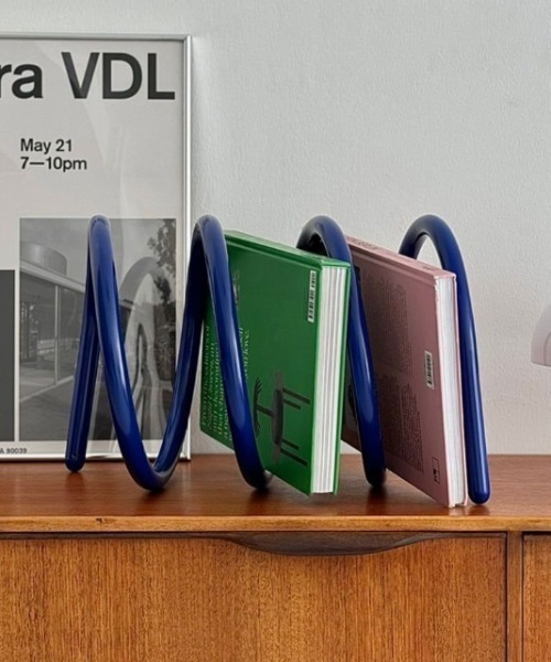 収納 Spiral wave magazine rack : ZOZOTOWN Yahoo!店 - 通販 - Yahoo
