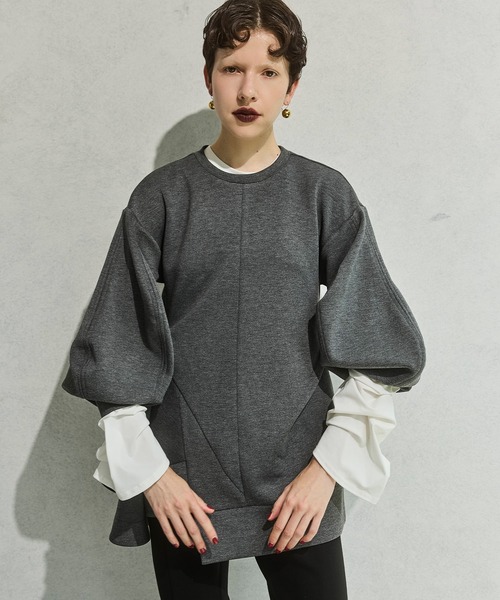 OMMO（オーエムエムオー） トレーナー スウェット DOUBLE CURVE SLEEVE 