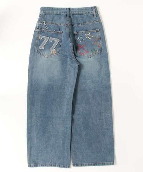 「center i」 デニムパンツ X-SMALL ブルー レディース_画像2