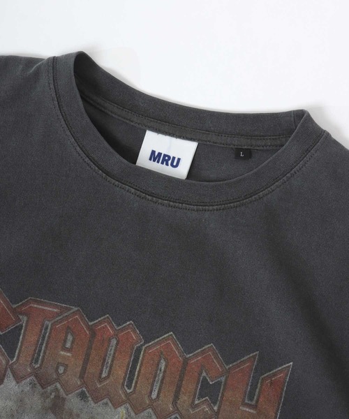 「MRU」 半袖Tシャツ L ブラック系その他3 メンズ_画像9