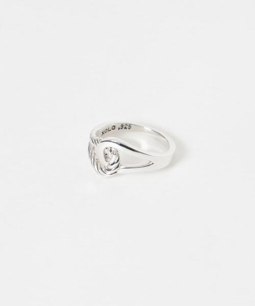 XOLO 指輪 リング XOLO DOUBLE LOOP RING メンズ : ZOZOTOWN Yahoo!店
