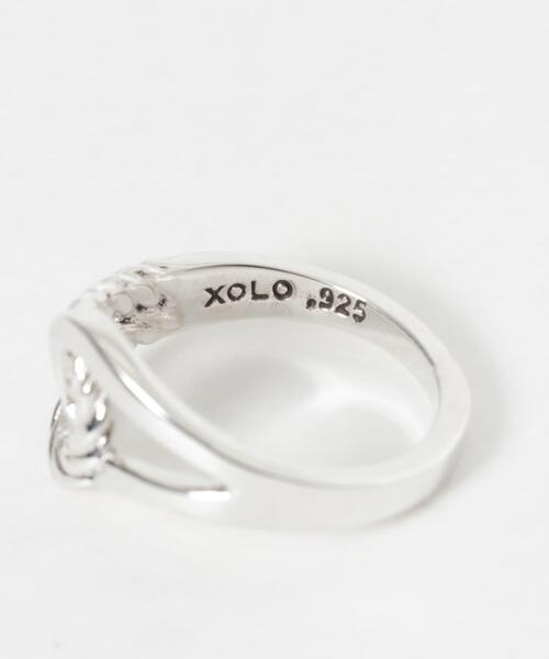 XOLO 指輪 リング XOLO DOUBLE LOOP RING メンズ : ZOZOTOWN Yahoo!店