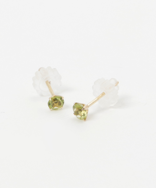 ピアス 誕生石ピアス K10 8月 ペリドット Zozotown Yahoo 店 通販 Yahoo ショッピング