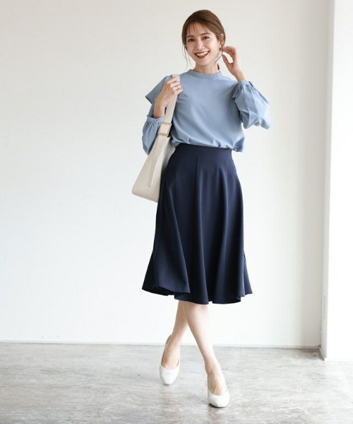 極美品✨ebure 絹 ロングスカート ポケット付 フレア ギャザー シフォン 極美品✨ebure 絹 ロングスカート ポケット付 フレア ギャザー