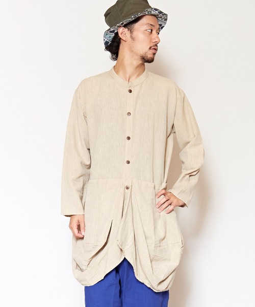 チャイハネ（CAYHANE） シャツ 「チャイハネ」yul プレーン変形MEN'S