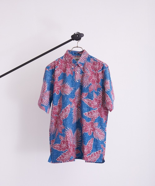 ブラウス シャツ 「Reyn Spooner/レインスプーナー」HIBISCUS FRONDS PULLOVER(UN) レディース メンズ
