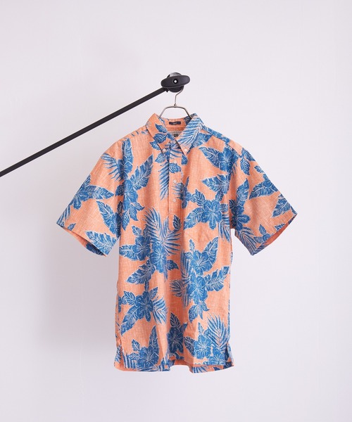 ブラウス シャツ 「Reyn Spooner/レインスプーナー」HIBISCUS FRONDS PULLOVER(UN) レディース メンズ TONE ブラウス シャツ 「Reyn Spooner/レインスプーナー