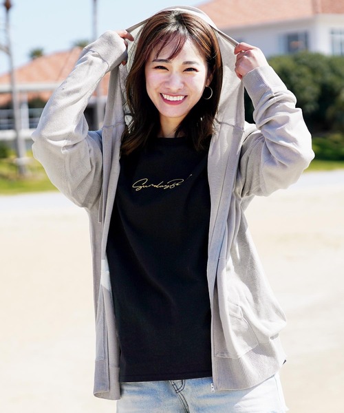 roshell（ロシェル） パーカー サマーニットソージップパーカー(男女