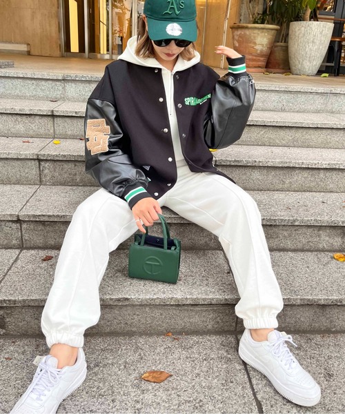 SPIRALGIRL（スパイラルガール） スタジャン ワッペンロゴスタジャン