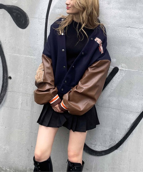 SPIRALGIRL（スパイラルガール） スタジャン ワッペンロゴスタジャン