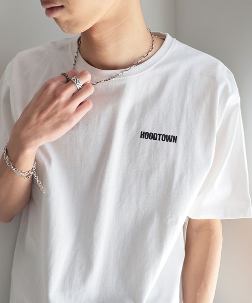 新品♡アナグラムTシャツ♡ユニセックス GeeRA tシャツ バックカラープリントTシャツ メンズ レディース