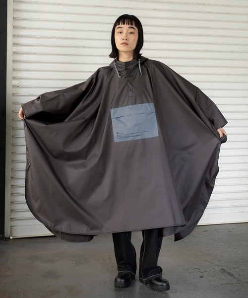 Wpc. カッパ レインコート カッパ 自転車 「パッカブルポンチョ」バイ