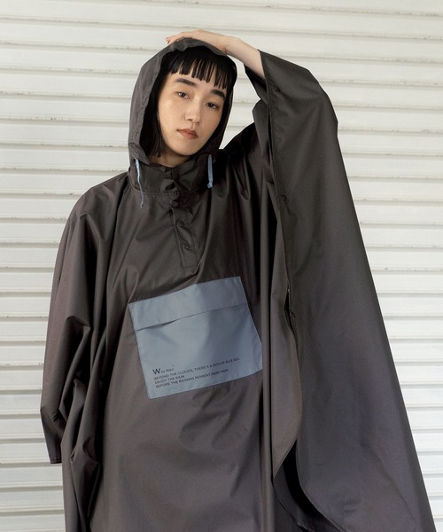 Wpc. カッパ レインコート カッパ 自転車 「パッカブルポンチョ」バイ