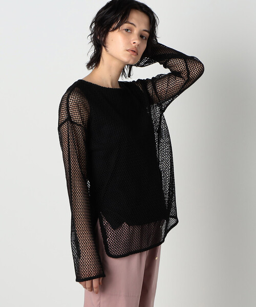 COMME CA ISM ニット セーター 「セットアイテム」メッシュ