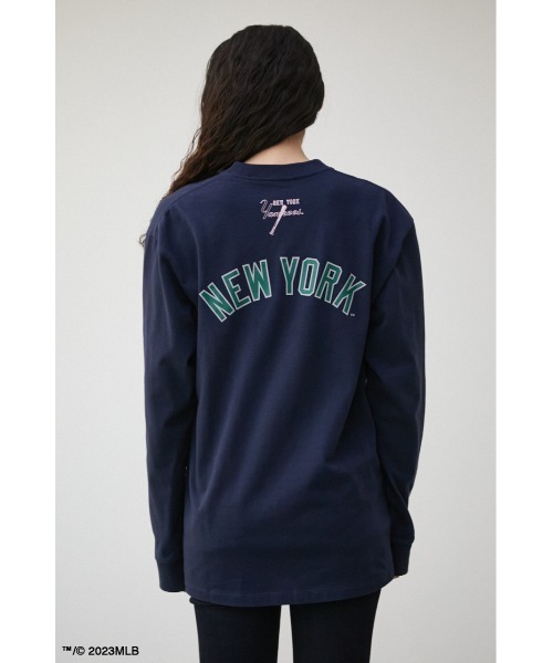 AZUL BY MOUSSY tシャツ NEW ERA OVERSIZED LS Tシャツ/NEW