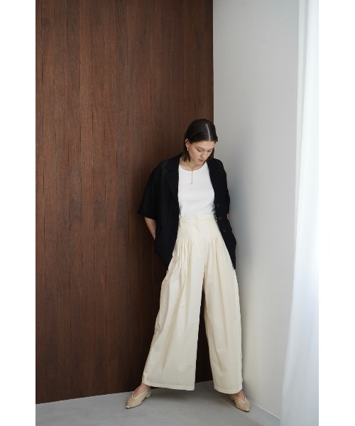 CLANE（クラネ） ワイドパンツ パンツ TUCK DESIGN WIDE PANTS