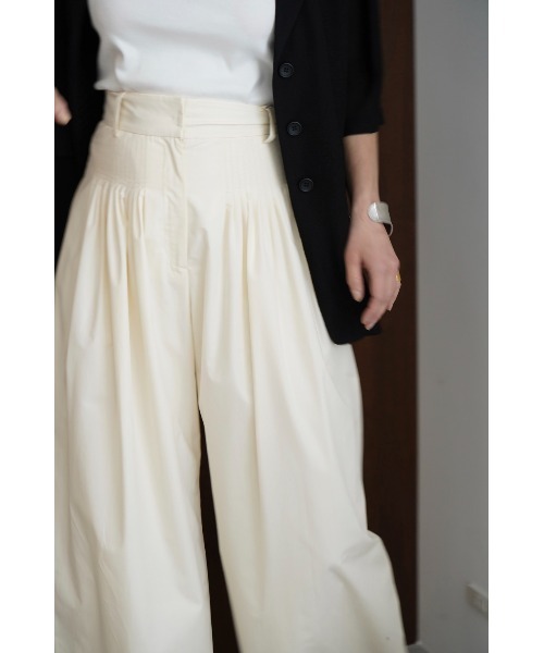 CLANE（クラネ） ワイドパンツ パンツ TUCK DESIGN WIDE PANTS