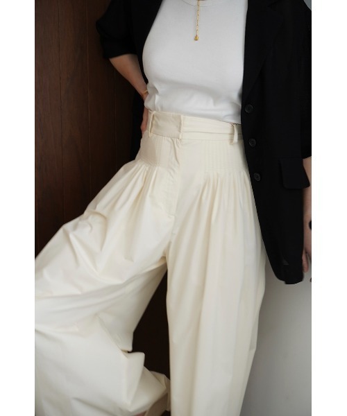 CLANE（クラネ） ワイドパンツ パンツ TUCK DESIGN WIDE PANTS