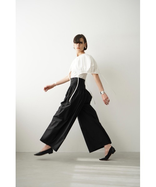 CLANE（クラネ） ワイドパンツ パンツ TUCK DESIGN WIDE PANTS