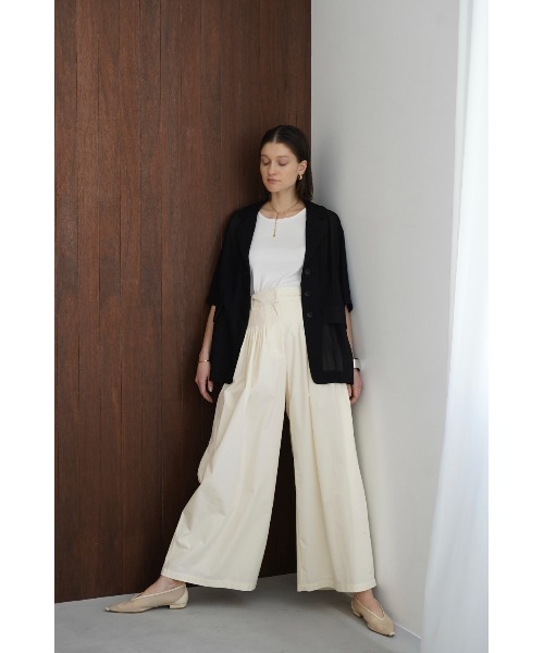 CLANE（クラネ） ワイドパンツ パンツ TUCK DESIGN WIDE PANTS