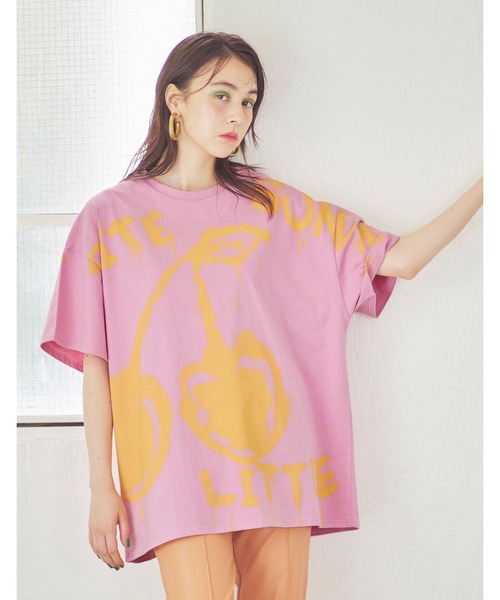 tシャツ cherry doodle big tee レディース メンズ
